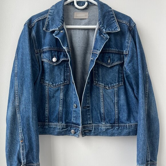 Everlane Blue Jean Jacket - Picture 1 of 5